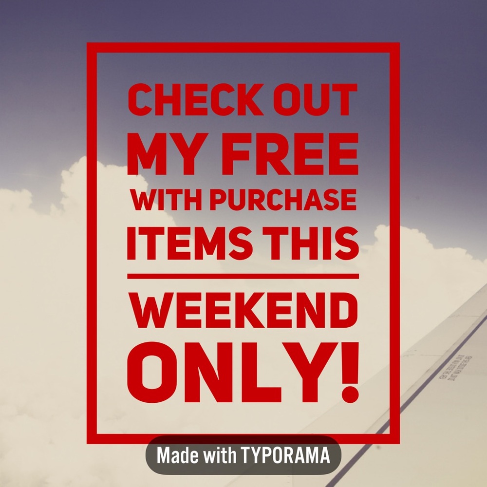 Free with purchase